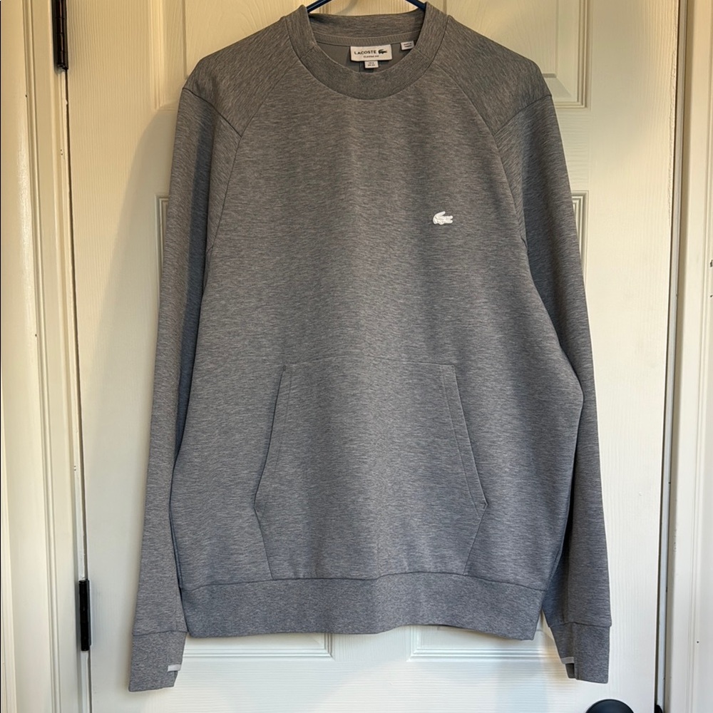 Lacoste Gray Crewneck Sweater
